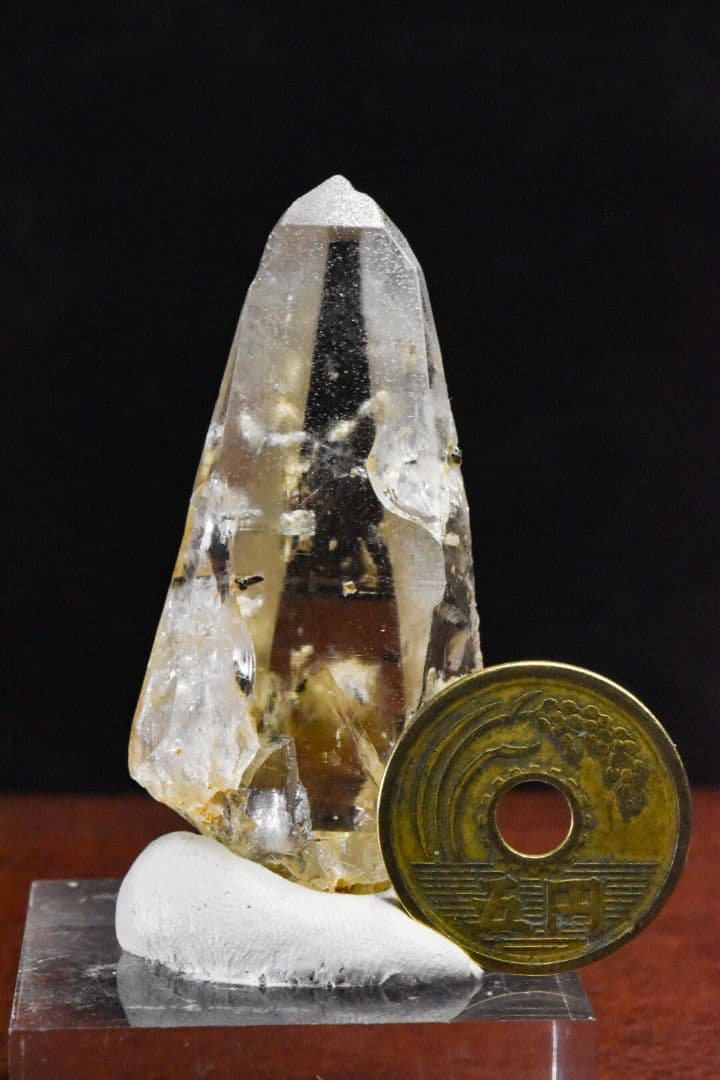 モンドクォーツ ライトスモーキー トルマリンインク ファントム