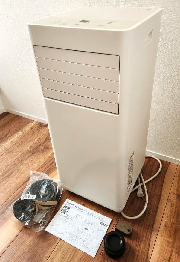 美品 アイリスオーヤマ ポータブルクーラー(2024年購入 保証期間残あり)