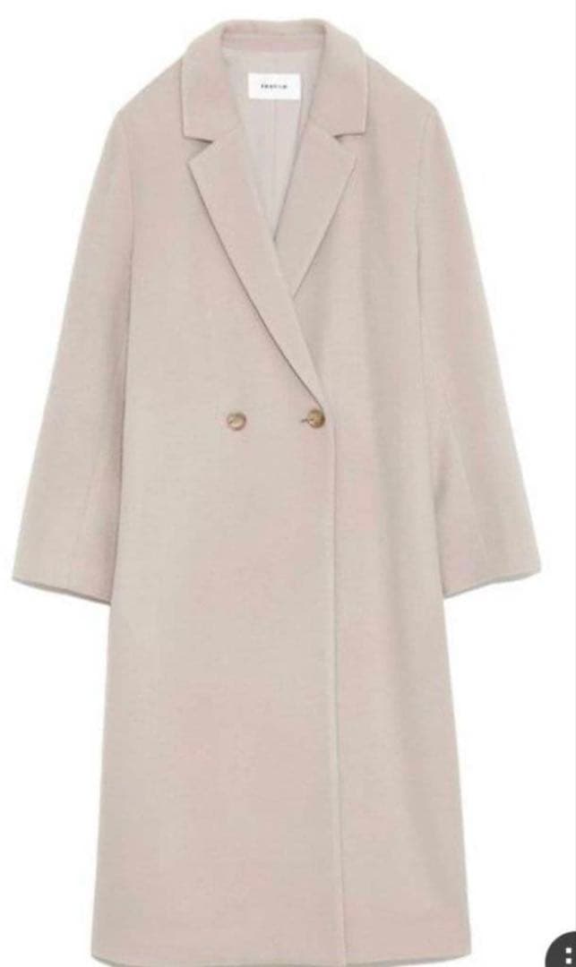 新品　FRAY I.D フレイアイディ チェスターコート ベージュ　羊毛100%