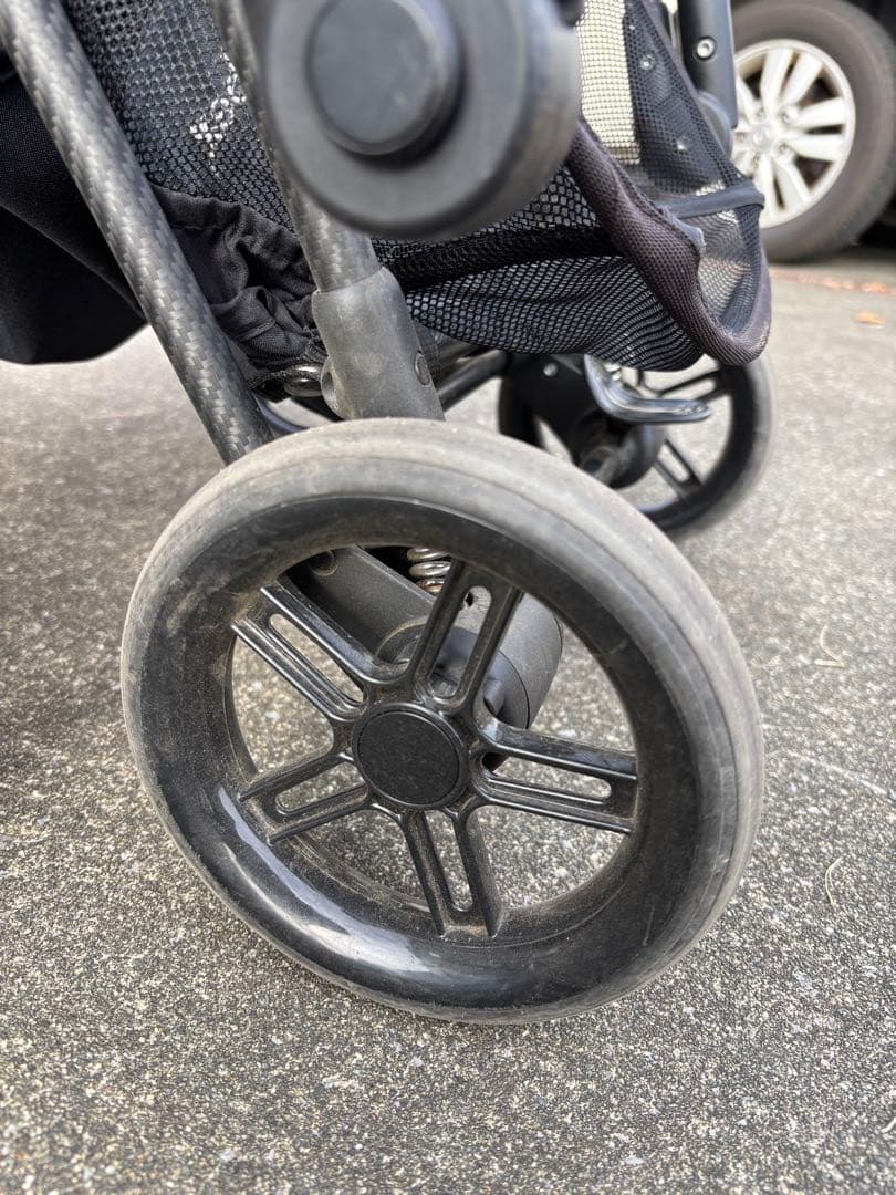 サイベックス　メリオ　カーボン　グレーベビーカー クッションカバー付き