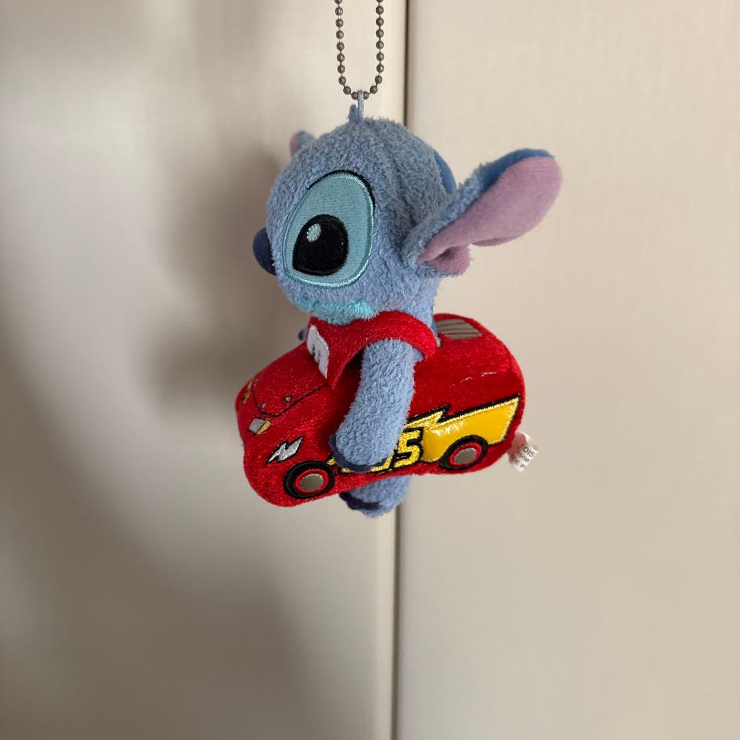 スティッチ　カーズ　ぬいぐるみチャーム