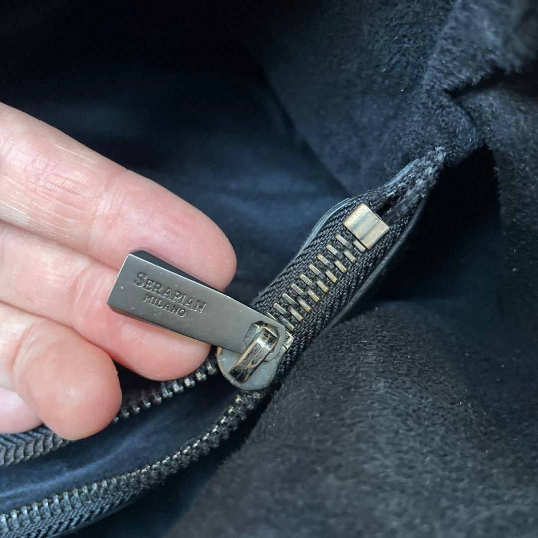 SERAPIAN ブラック トートバッグ