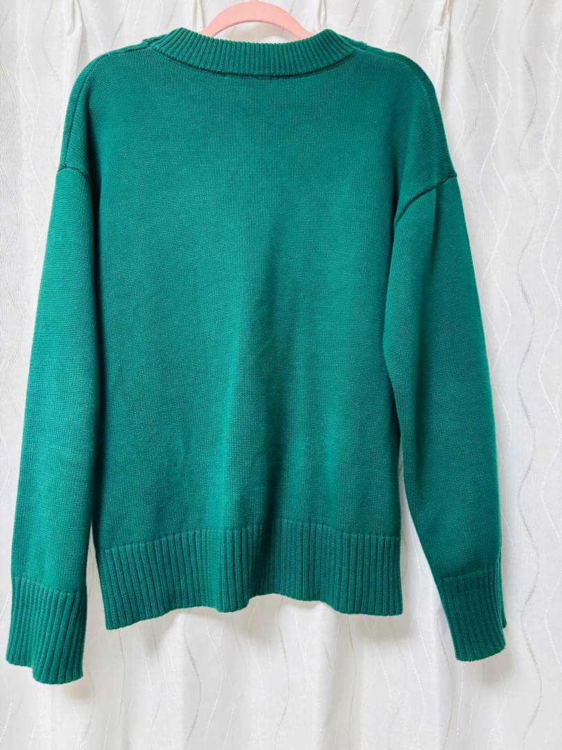 【アミパリス/深緑カーディガンXLサイズ/amiparis】