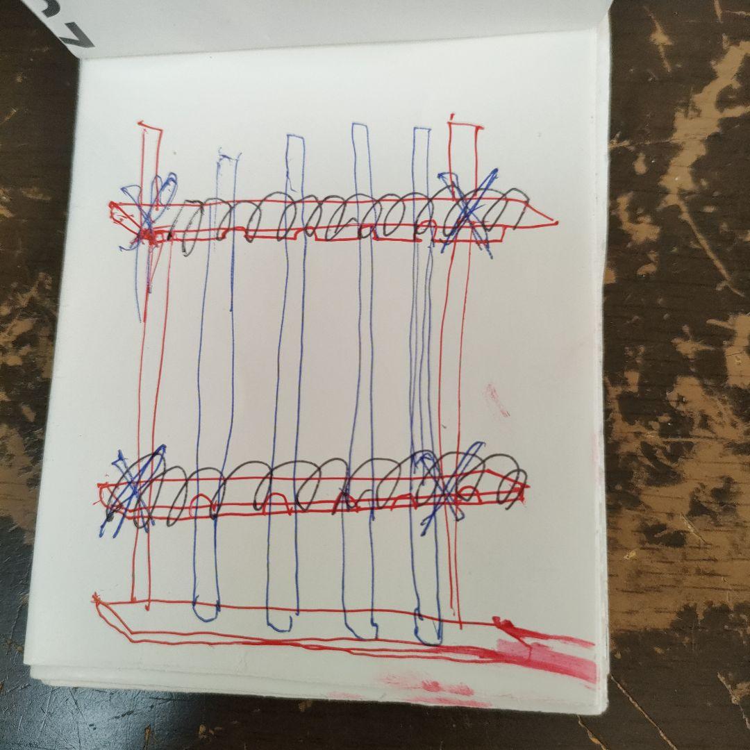 特注【JINさん専用】軽トラ用ロッドスタンド5本掛けみつろう仕上げ