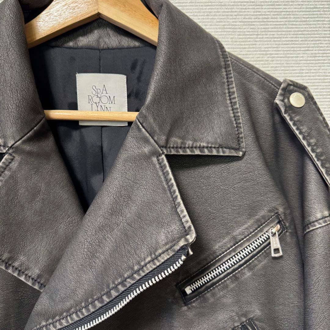 searoomlynn エコレザーライダース