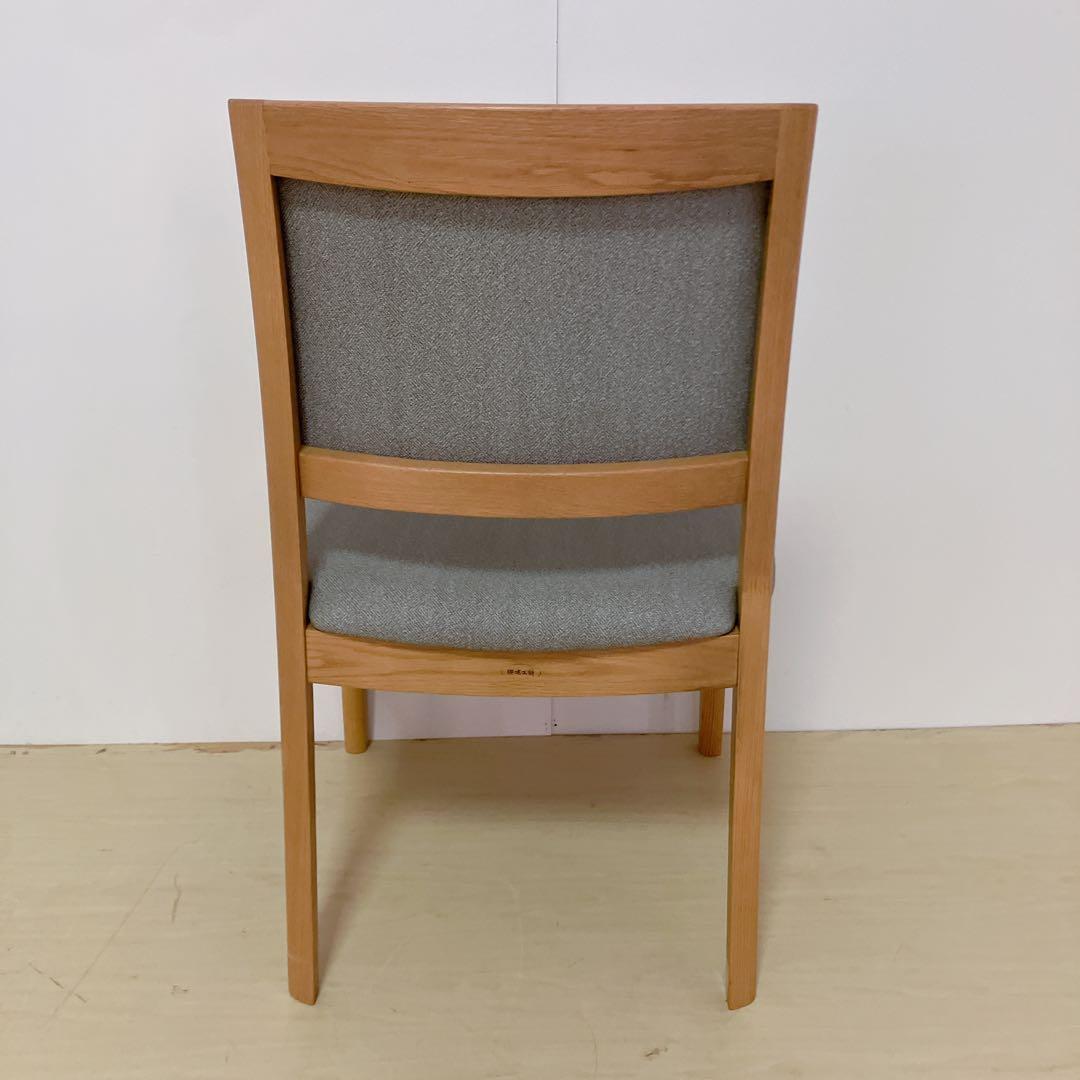 浜本工芸　ダイニングチェア　アームレスチェア　木製チェア　撥水生地