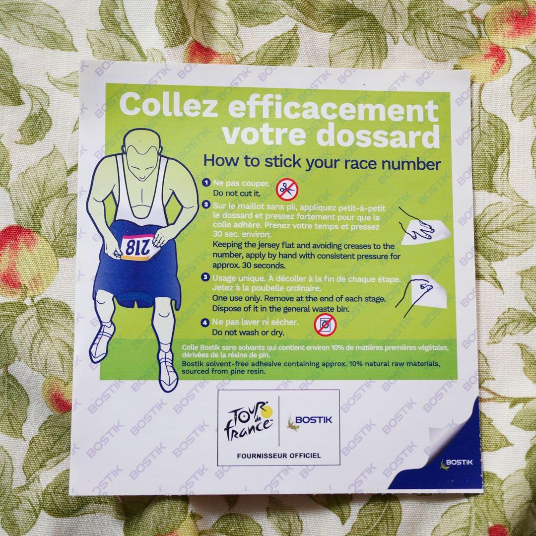 K*y様 選手支給品 ツールドフランス 実物レースナンバー トム・ピドコック Q