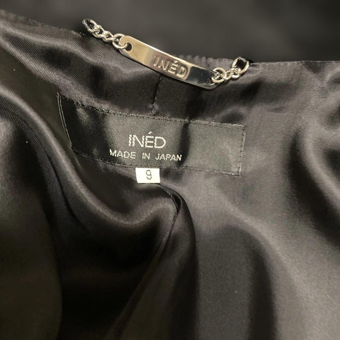 INED anniversaryカシミヤステンカラーコート　9号