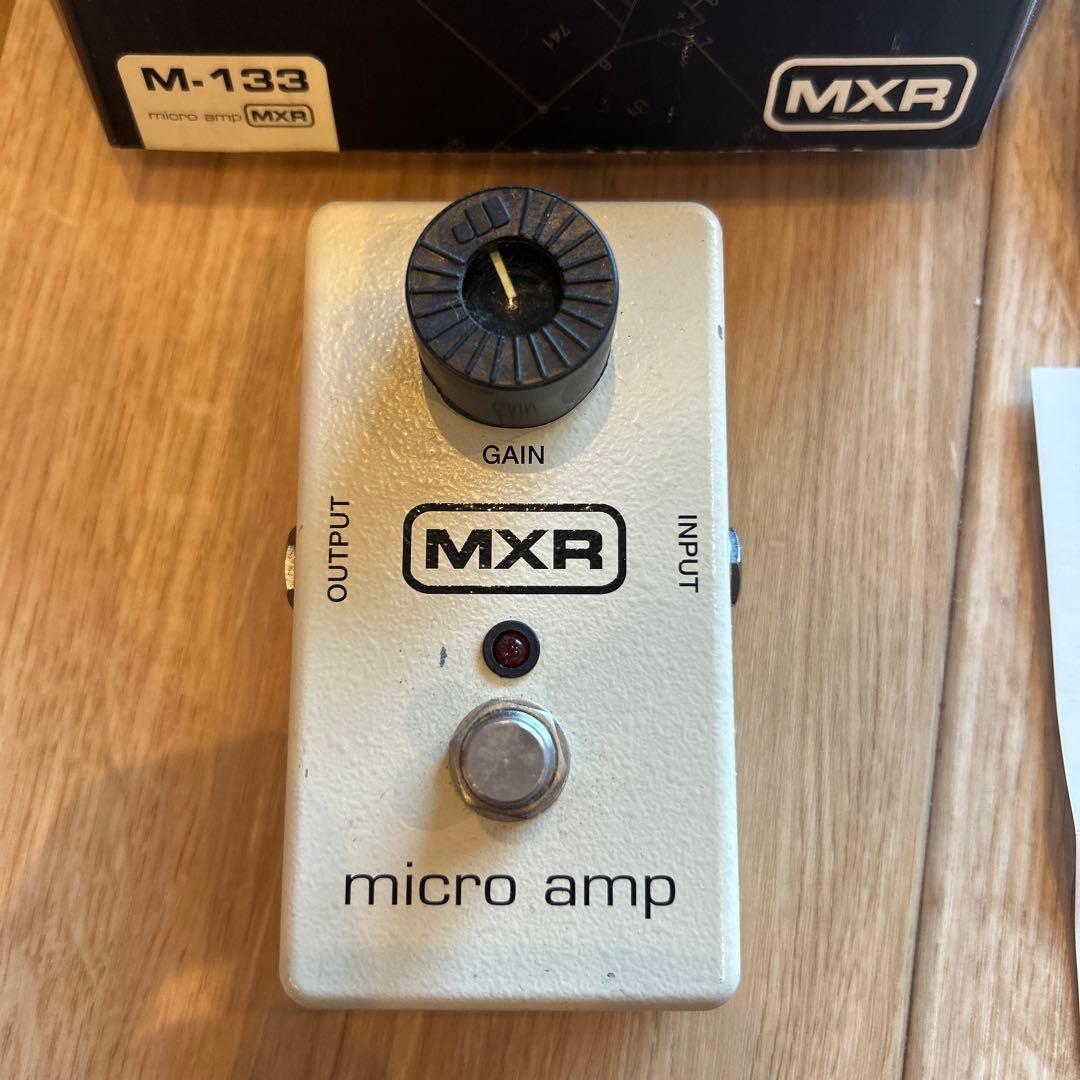 MXR MicroAmp M-133クリーンブースター エフェクター箱付属品あり