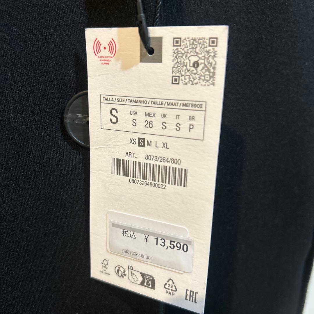 ZARAザラ　フード付き重ね着風コート　新品未使用タグ付き