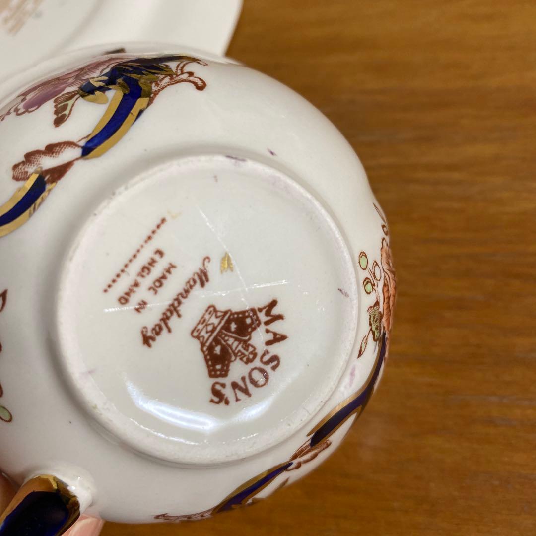 一粒で2度美味しい　メイソンズ　ブルーマンダレイ　カップ2種　ソーサー　プレート