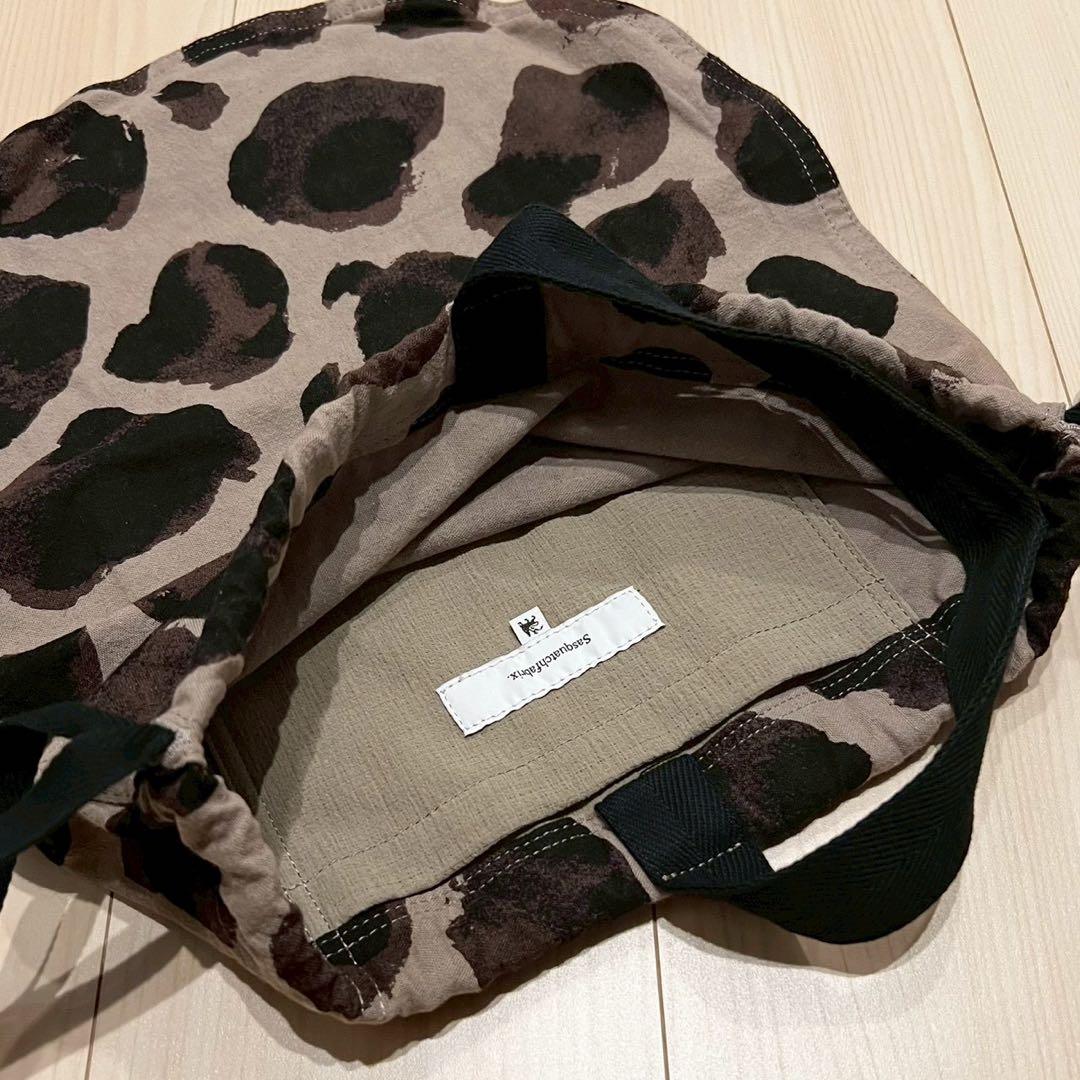 Sasquatchfabrix レオパード 豹柄 ヘルメットバッグ