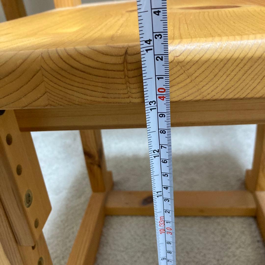 最終値下げ　ステップチェア　椅子　パイン材　アンティーク