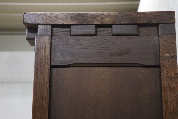gmck527 ○ ルーマニア製 オーク 無垢材 飾り棚 チェスト ハイボード