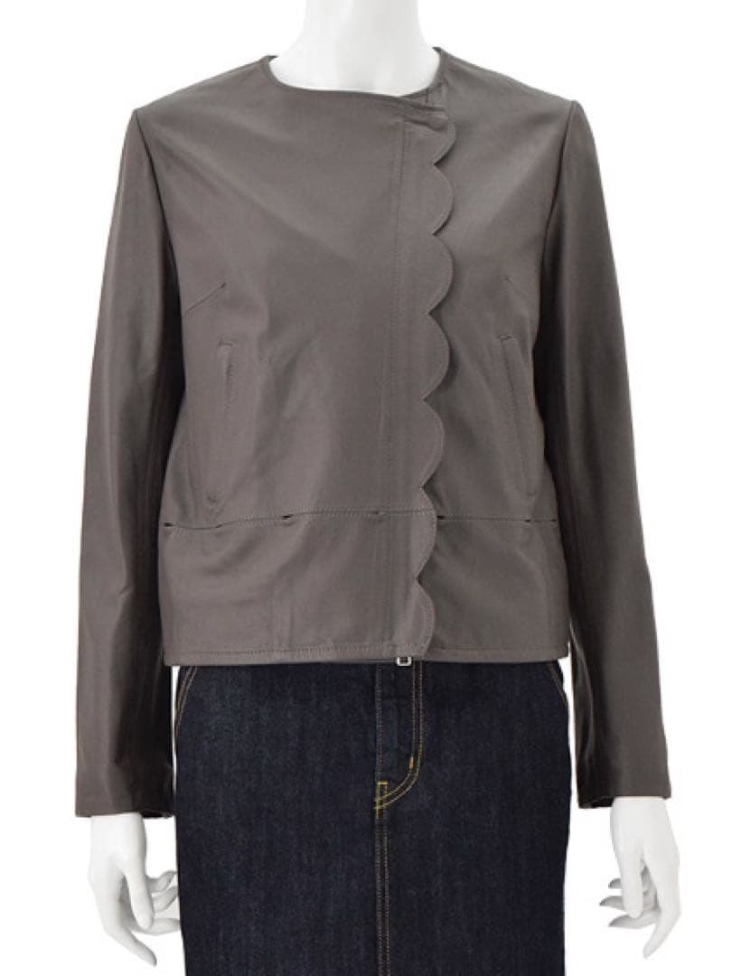 ミスアドラ ラム革FOXファーレザージャケット検） フォクシー　FOXEY