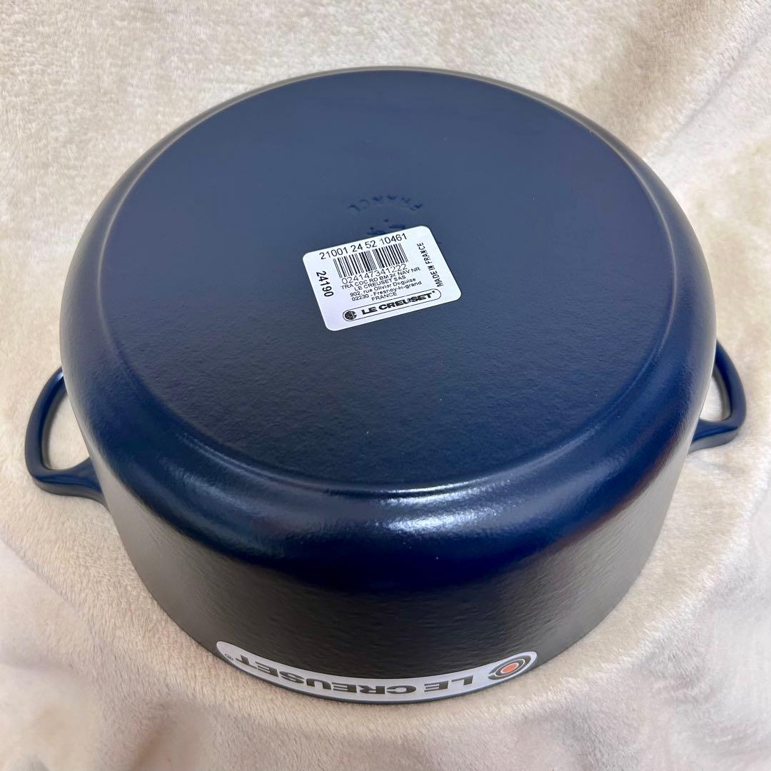 値下げ⭐️ル・クルーゼ ココットロンド 24cm ネイビー