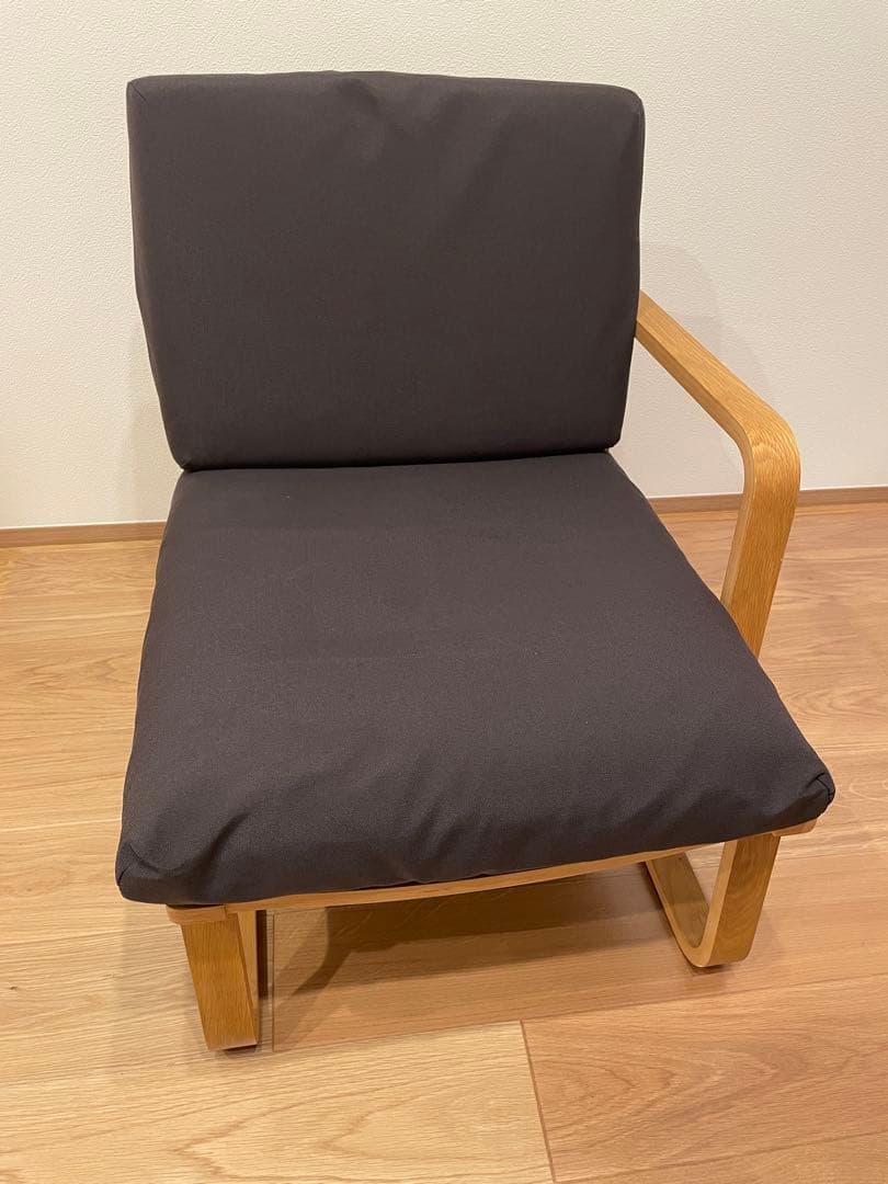 無印良品のダイニングテーブルセットの ダイニングチェア×1 単品です。