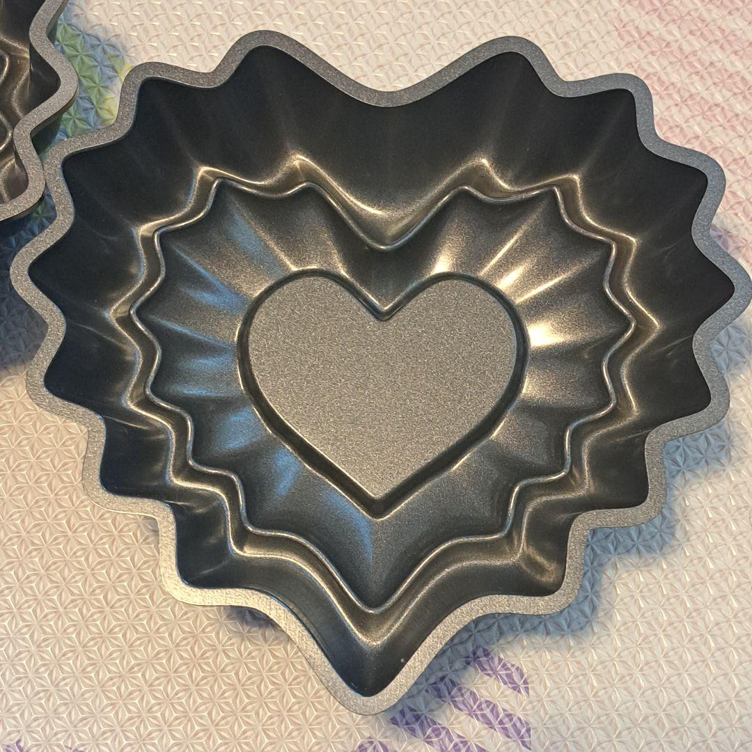 KAISER カイザー　ハート型 洋菓子型 2つセット　ケーキ型　お菓子