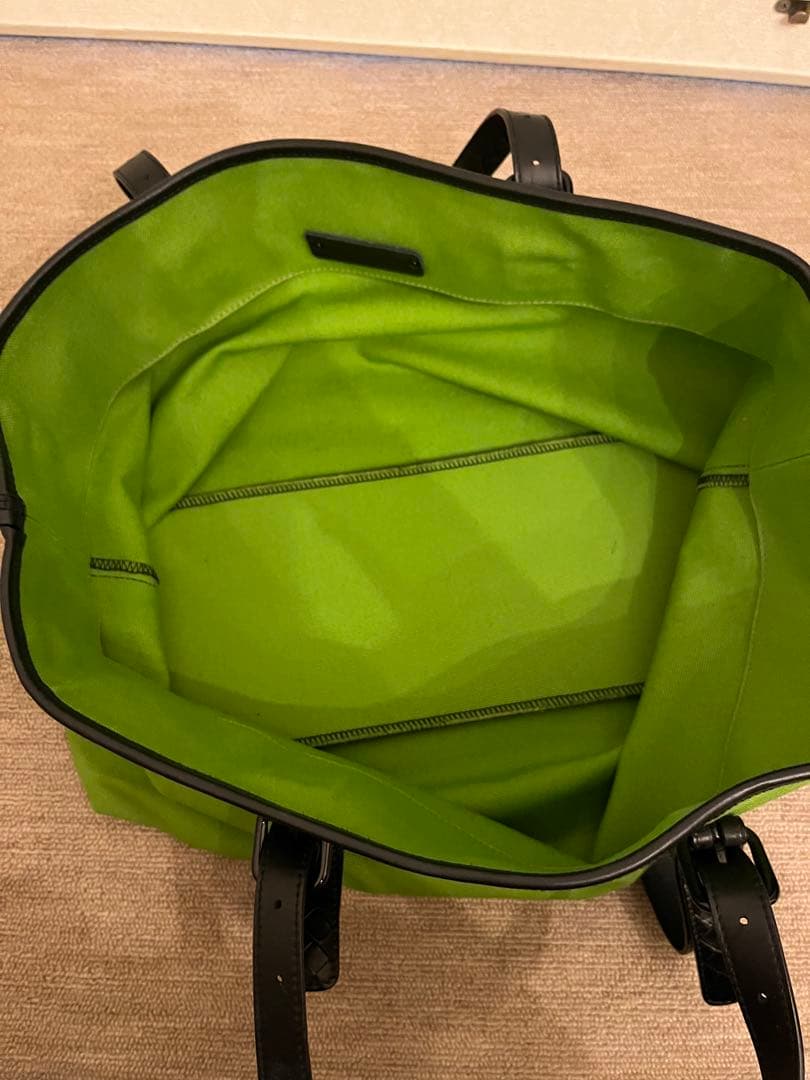 BOTTEGA VENETA トートバッグ グリーン イントレチャート