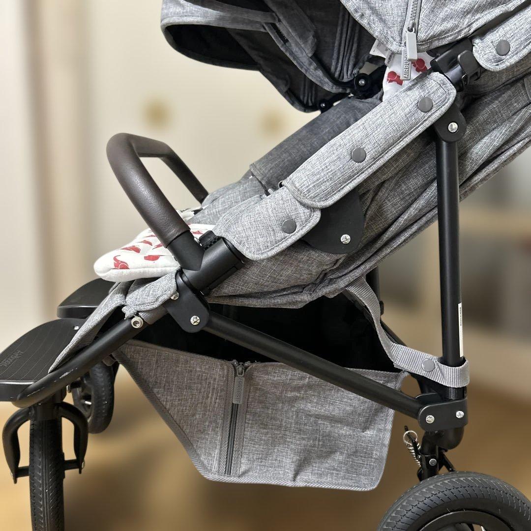 お値下げ　美品　エアバギー ココダブル EX フロムバース　マット付き