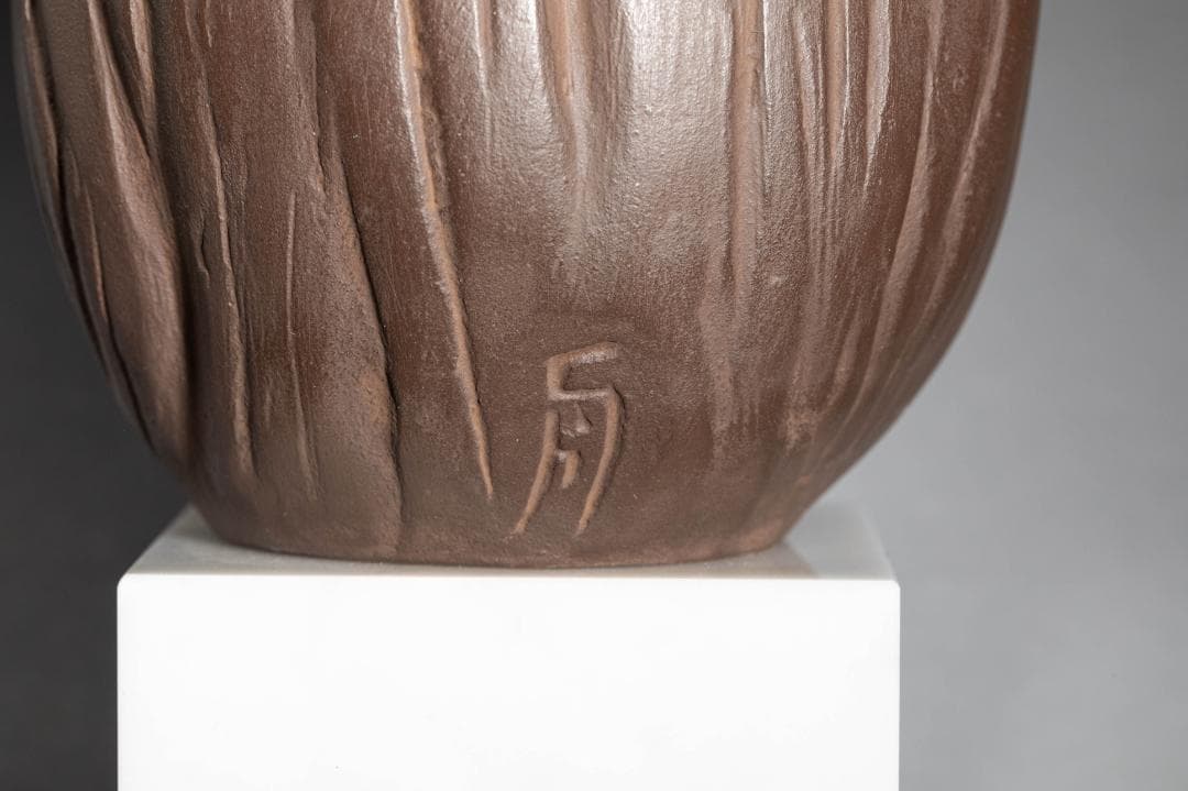 Y. FUNAKOSHI 女性の顔 舟越保武 少女像 ブロンズ K嬢 彫刻