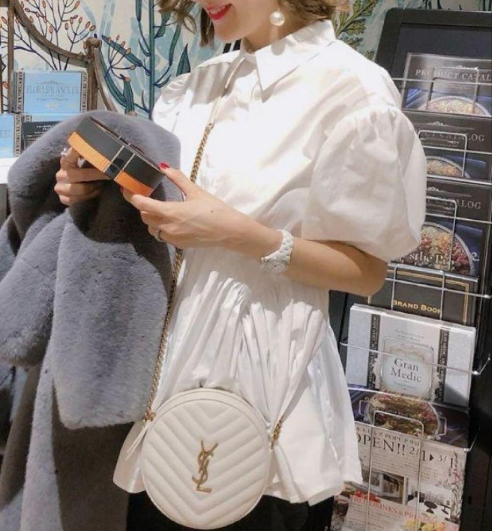 【美品】CECILIE BAHNSEN ELLIE BLOUSE ホワイトUK6