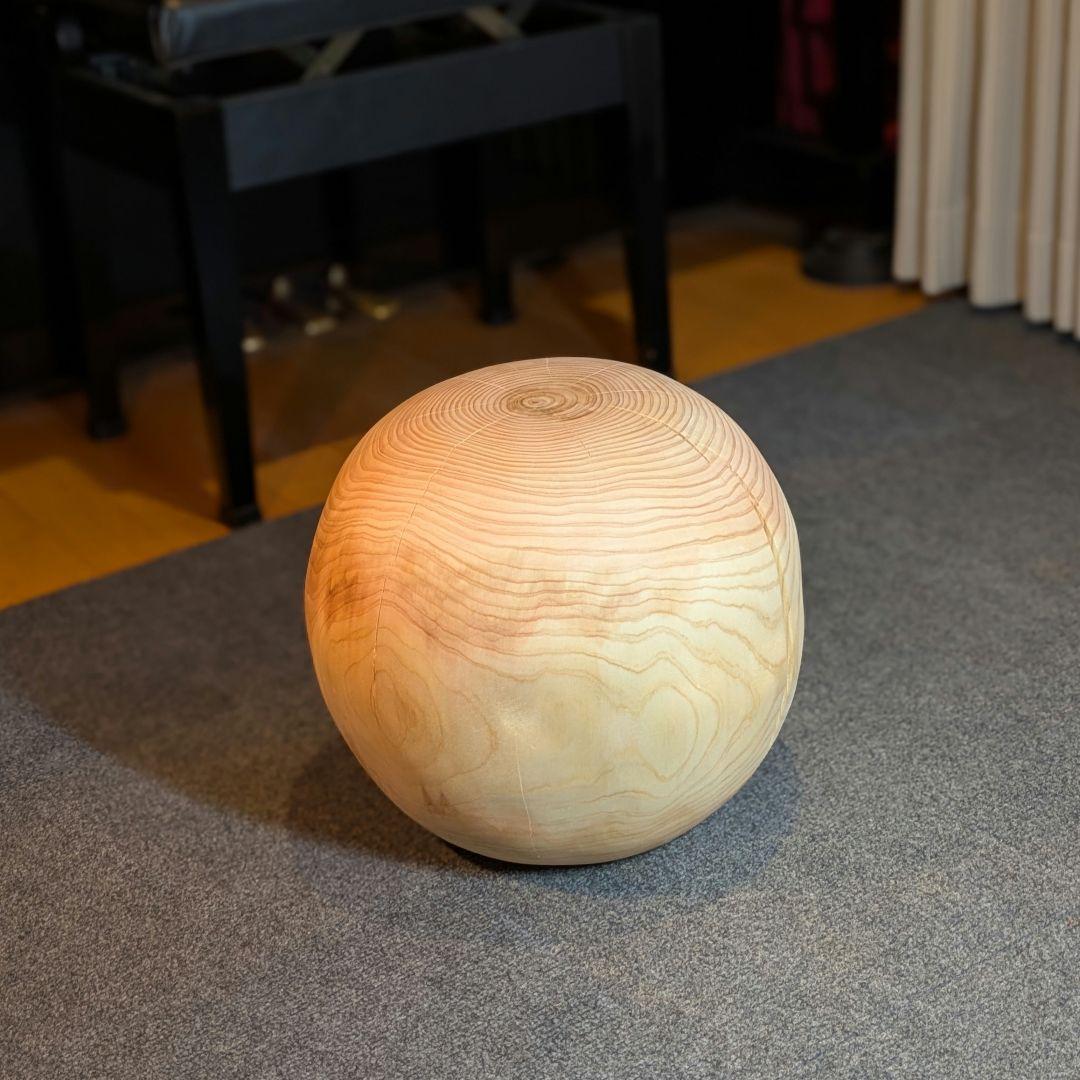 ごっち　檜　丸型　丸太　椅子　スツール　高さ約31㎝