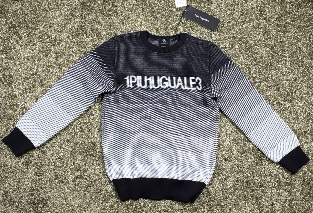 1PIU1UGUALE3 GOLF グラデーションニットセーター