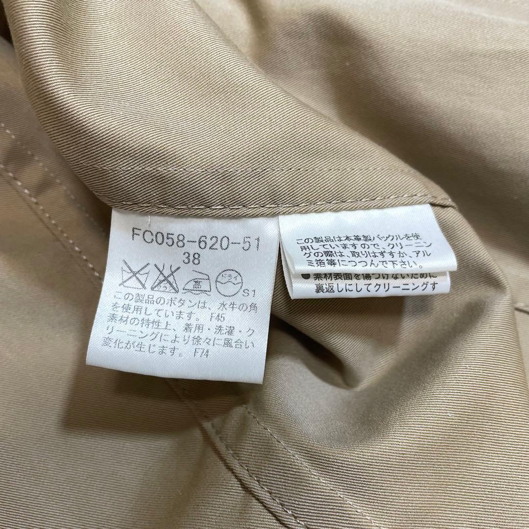 美品 バーバリー 三陽商会 ショートトレンチ ベージュ ジャケット ノバチェック