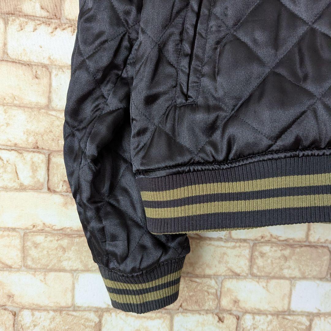 【冬は中綿☆験担ぎ】GUMU リバーシブル スカジャン 舞妓×鷹 キルティング