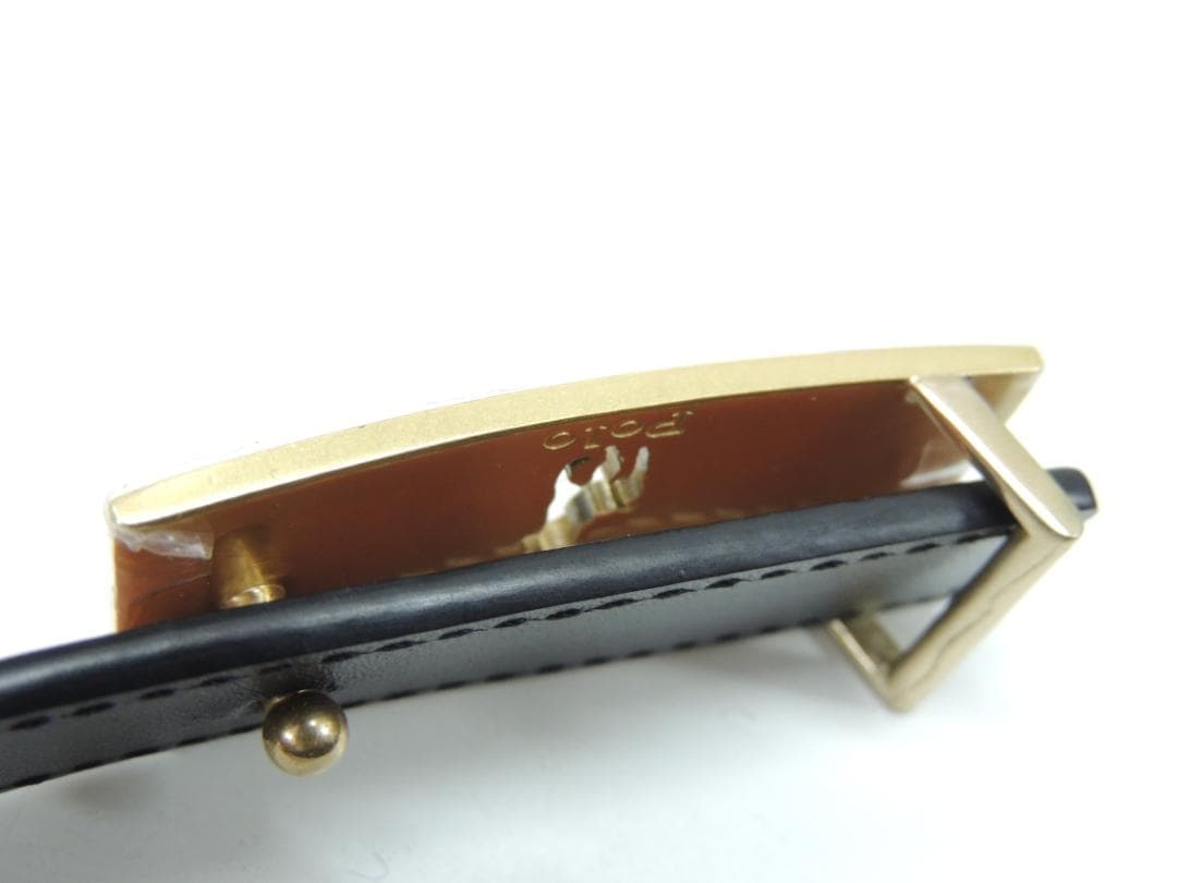 定価33000円 Polo ID リバーシブル ヴァケッタ レザー ベルト