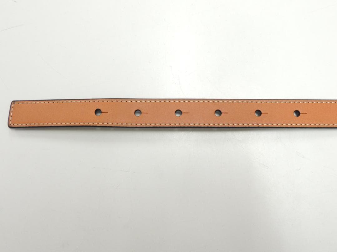 定価33000円 Polo ID リバーシブル ヴァケッタ レザー ベルト