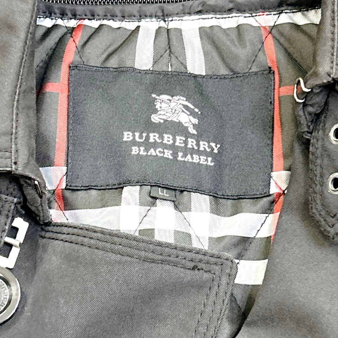 バーバリーブラックレーベル　トレンチコート　ノバチェック　ベルト ライナー　XL