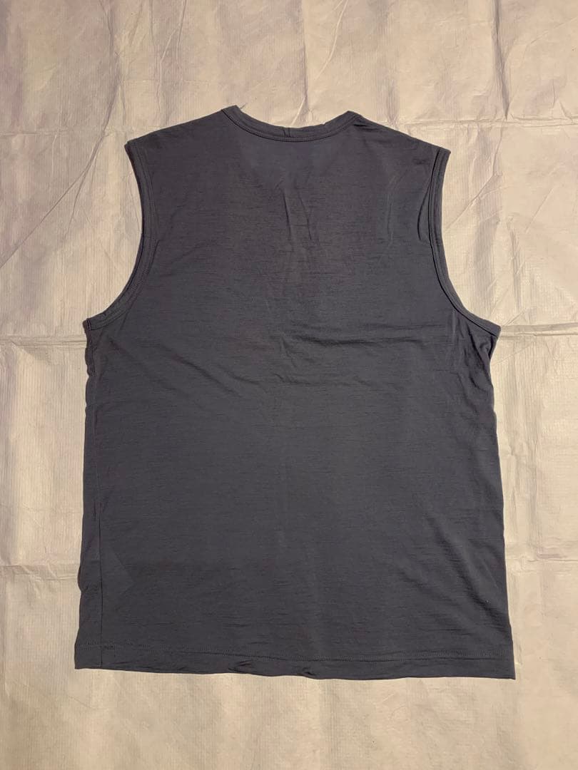 山と道 100% Merino Light Sleeveless mens L