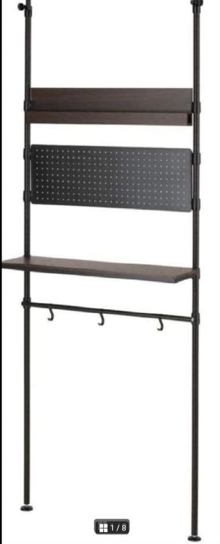 幅80cm 突っ張りテンションラック　壁面収納　ウォールラック