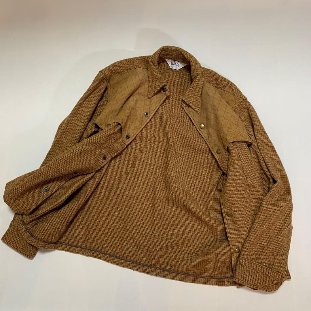 70s Woolrich vintage ウール レザー ジャケット polo