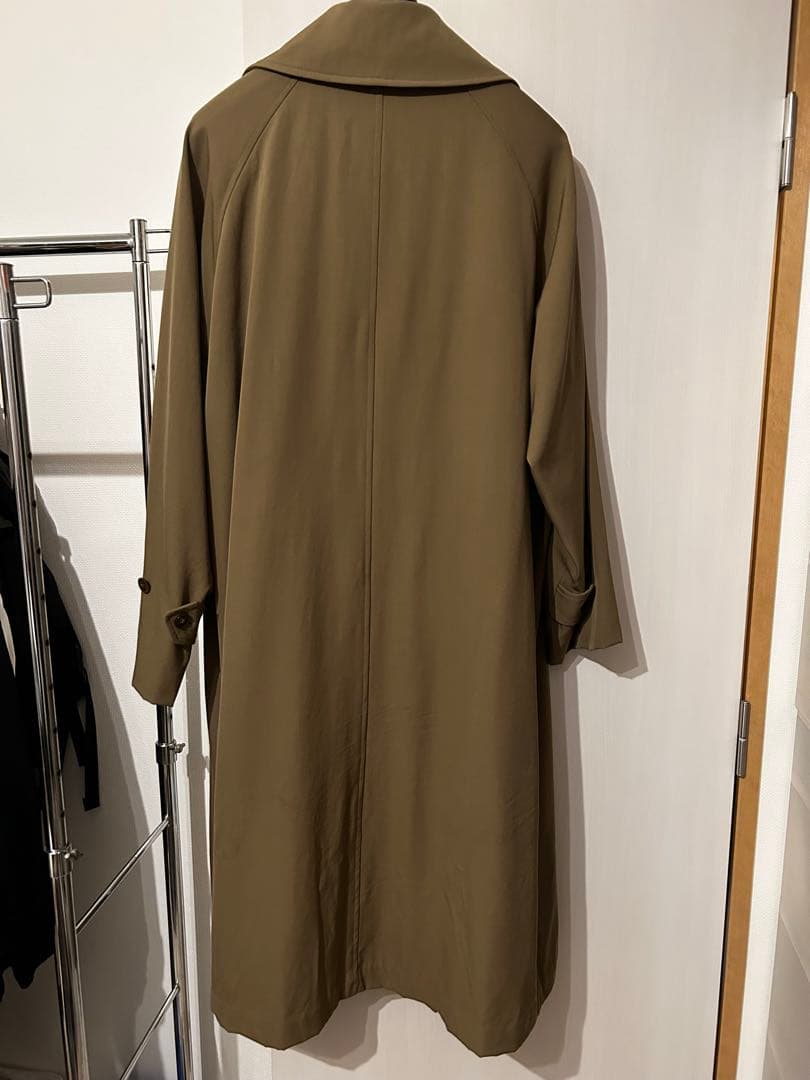 COMOLI コモリ ダブルブレステッドコート　ウールギャバ　サイズ1