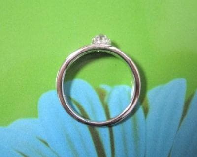 ◇２点セット ローズカットのリングとペンダントネックレス　ホワイトトパーズ流線