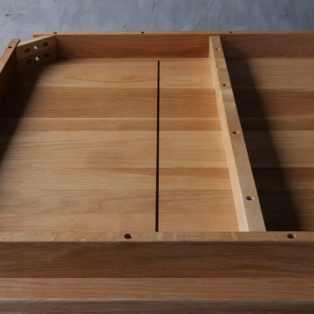 フルメンテ済み無印良品オーク無垢ダイニングテーブル【天板のみ】140×80×72