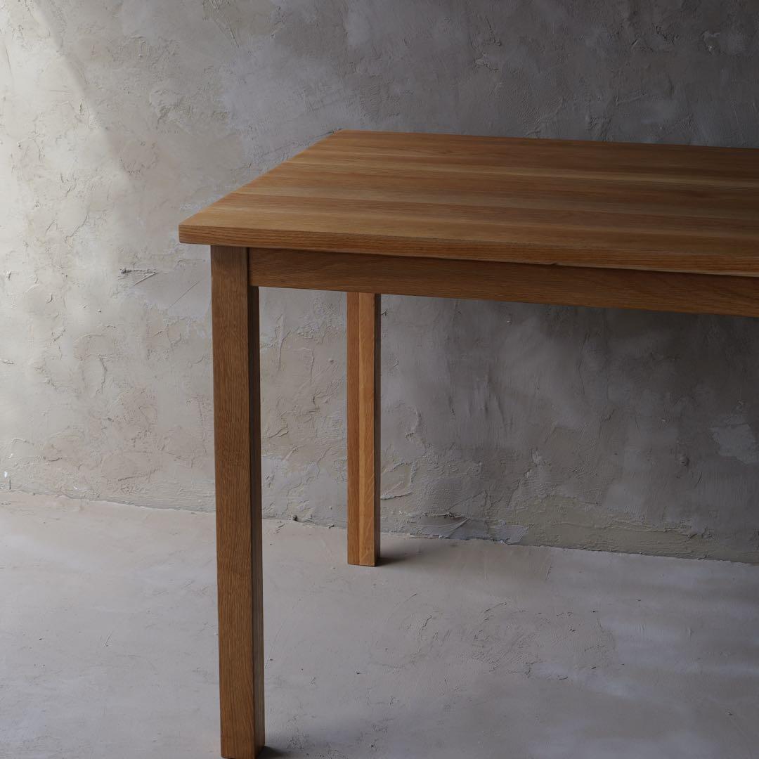 フルメンテ済み無印良品オーク無垢ダイニングテーブル【天板のみ】140×80×72