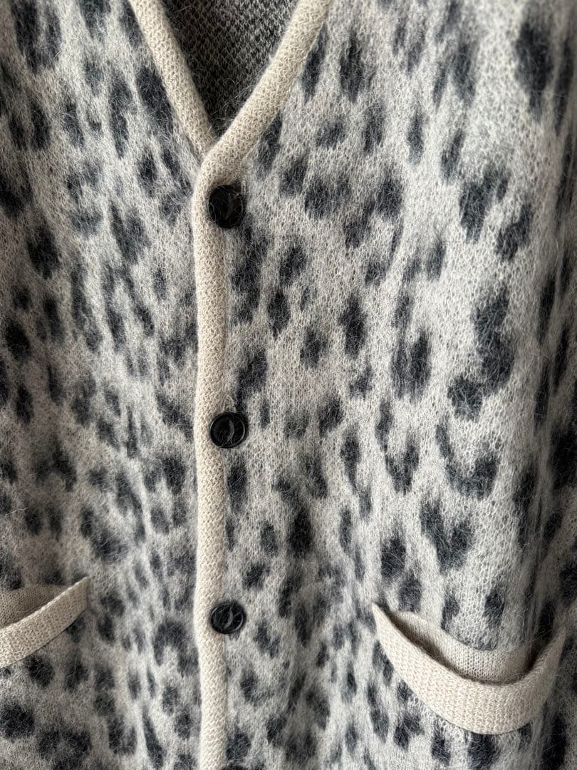 トップス WACKO MARIA leopard cardigan L