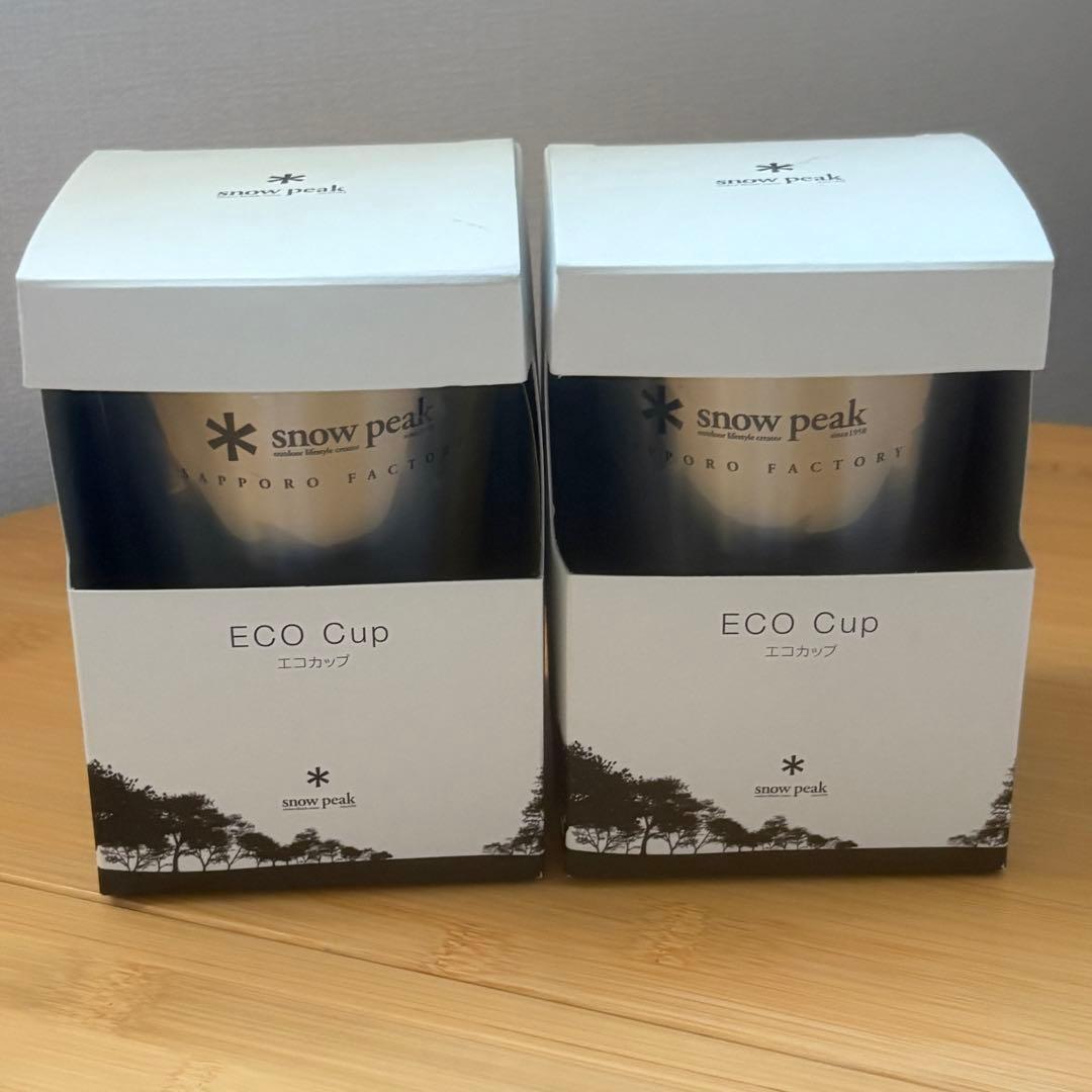スノーピーク　ステンレスエコカップ　2個セット　サッポロファクトリー