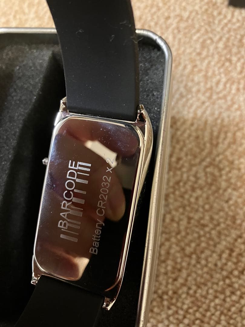 [新品未使用]PIMP BARCODE　レトロフューチャー腕時計