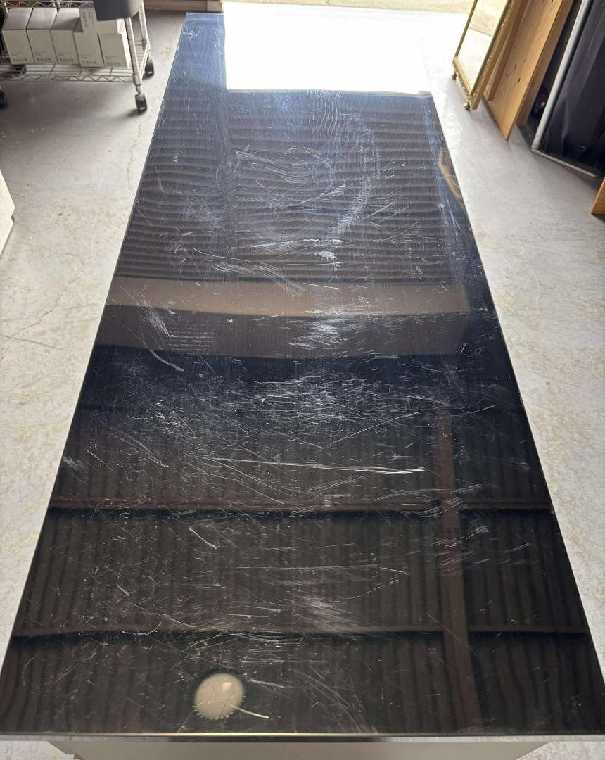 zizimomoji 昇光家具のステンレストップキッチンカウンターUsed