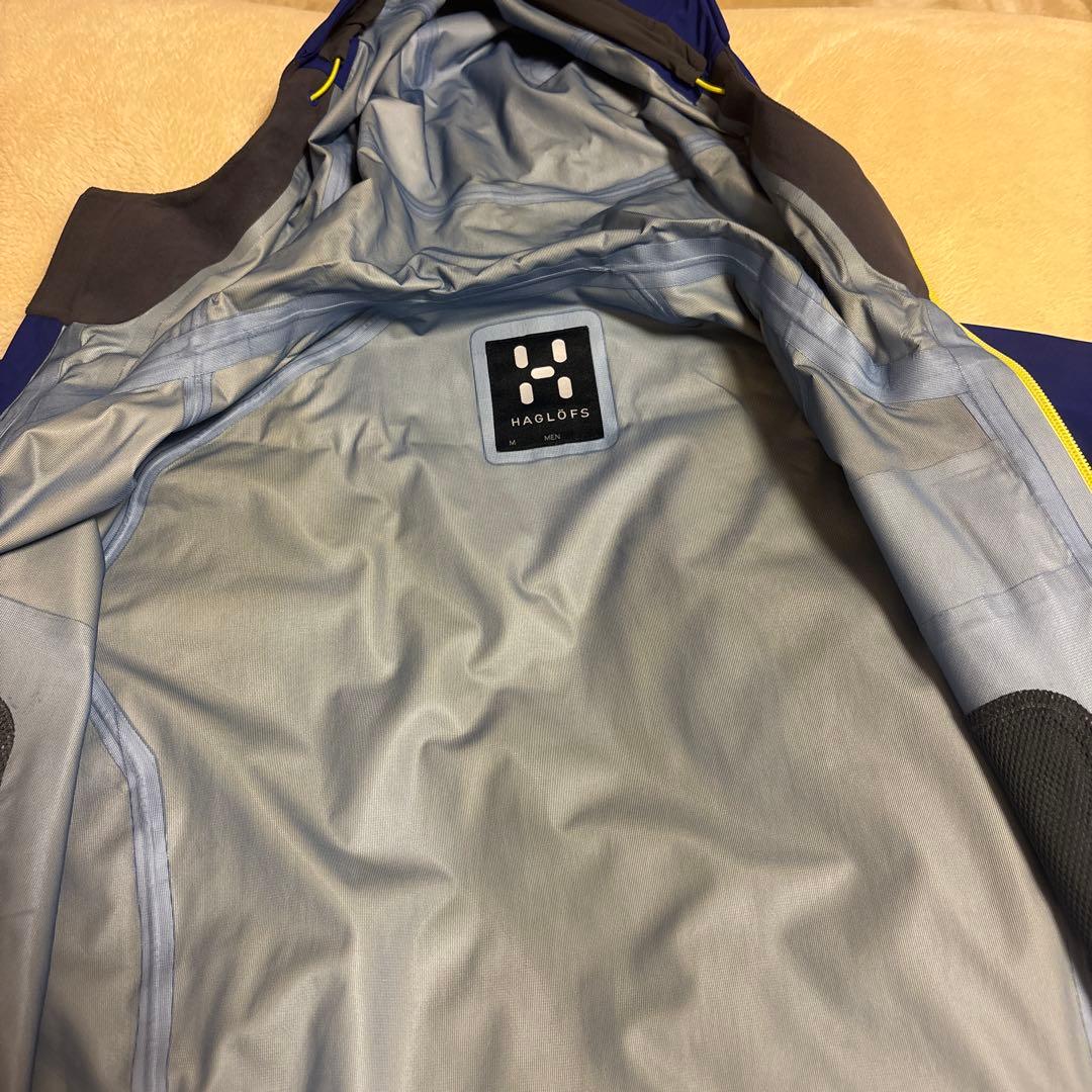 HAGLOFS ホグロフス GORE-TEX 青 マウンテンパーカー