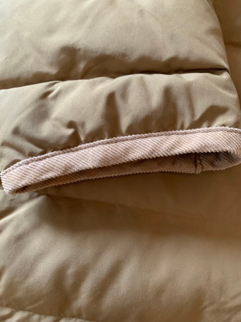 Vincent et Mireille ベージュ ロングダウンジャケット