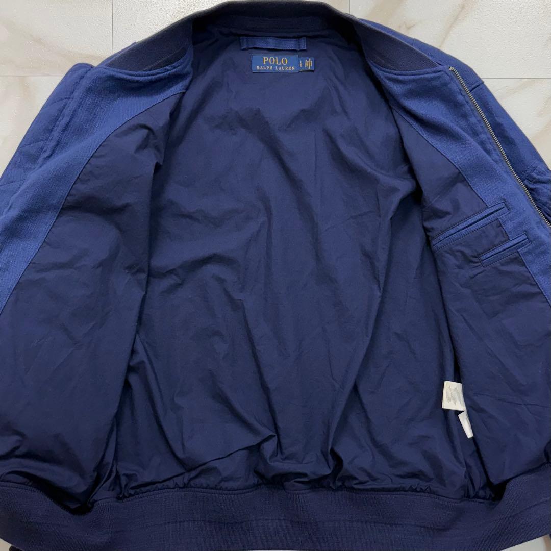 希少 ✨ポロ ラルフローレン リネン L-2B フライトジャケット ブルゾン L
