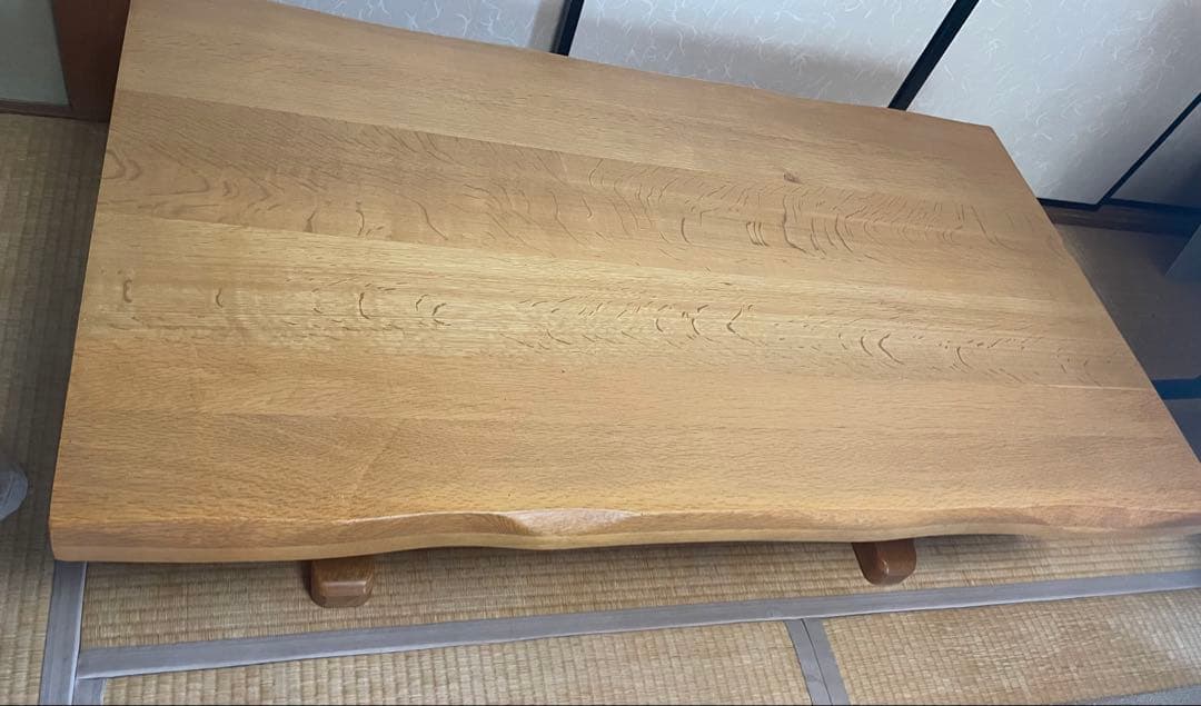 柏木工　天然木座敷机　大塚家具