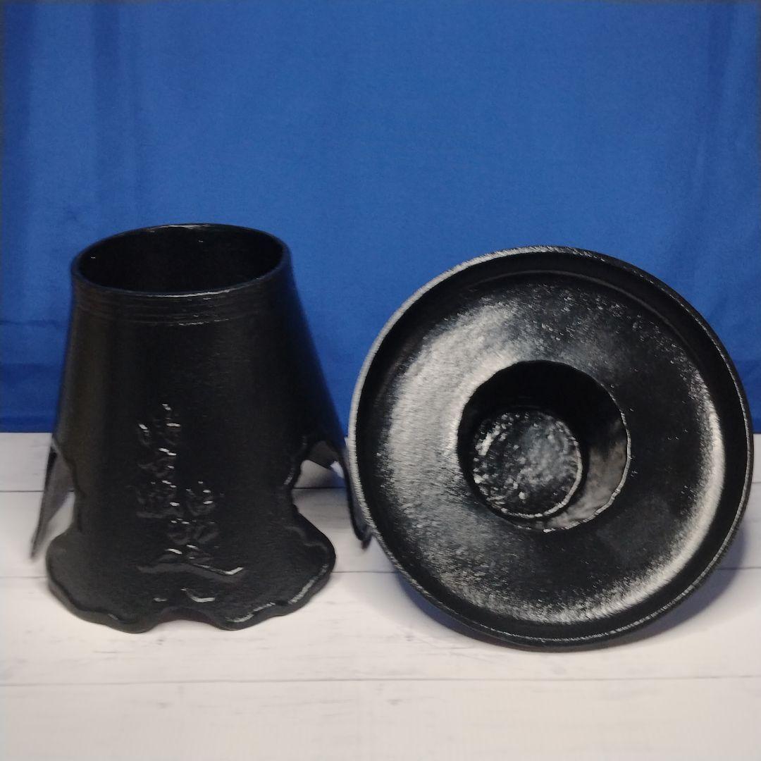 池坊専明好　御玄猪　唐銅製薄端　花器　立花　生花　いけばな　華道　花瓶