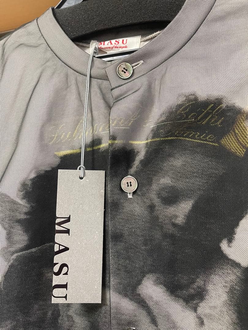 新品 MASU BLURRED ANGEL CARDIGAN(WHITE) 48